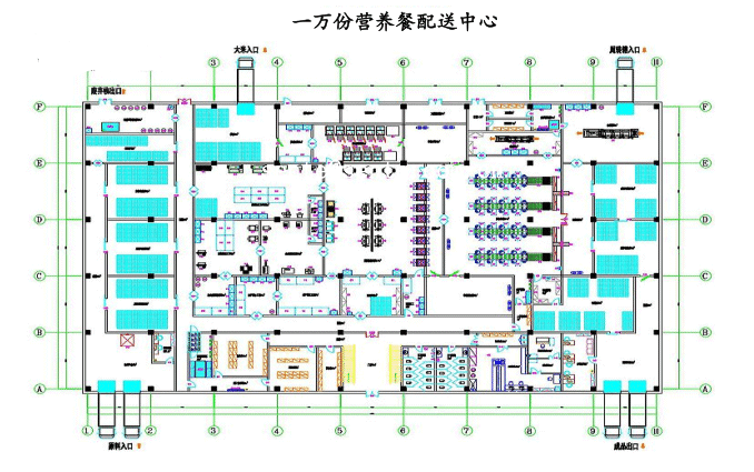 營養(yǎng)配送中心方案圖-中央廚房設(shè)計